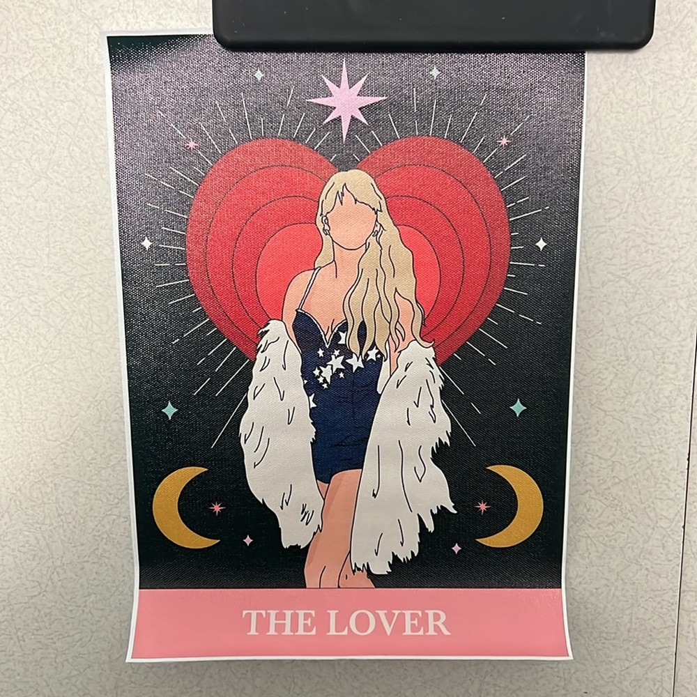 Taylor Swift Poster Lover Tarot Card Midnights Outfit Swiftie Swifty Decor Art